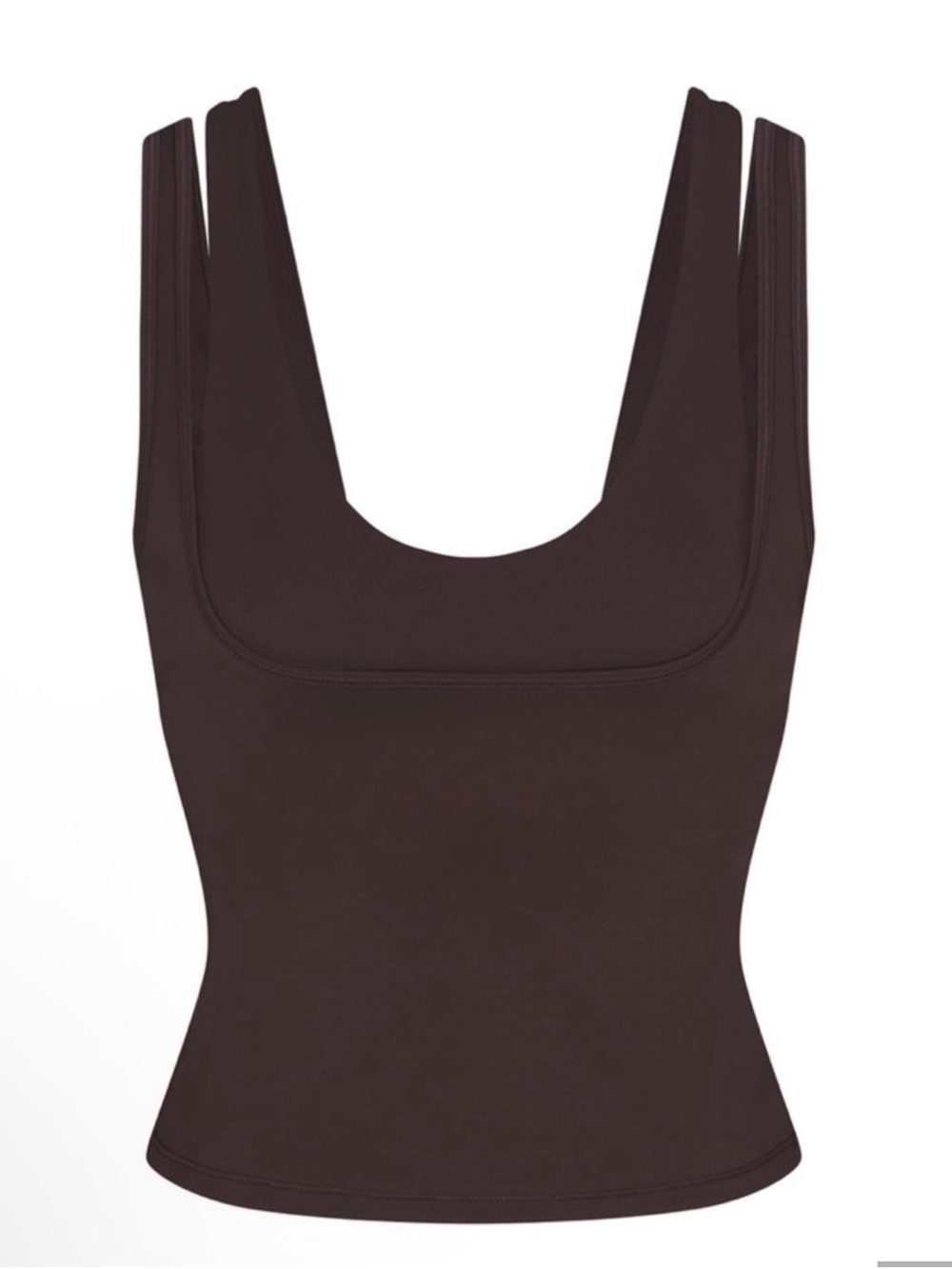 SKIMS NIKE NikeSkims Matte Double Strap Scoop Tank Sz XXSmall